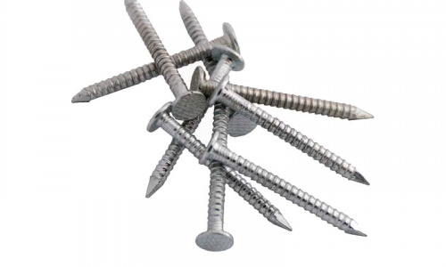 Гвозди кров.оцинкованные (5кг) винтовые/ершеные