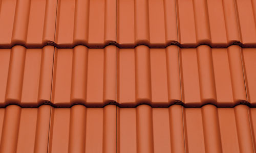 Цементно-песчаная черепица BRAAS / Франкфуртская (Красная)