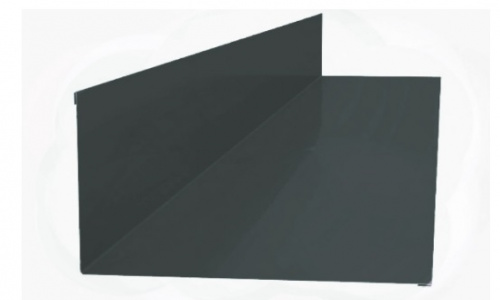 Планка примыкания верхняя 250х147х2000 ПЭ RAL 7024