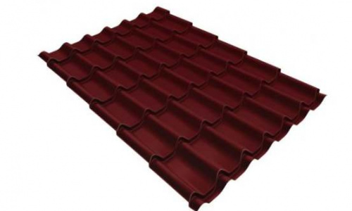 Металлочерепица Kredo GL 0,5 Velur20 Ral 3005 