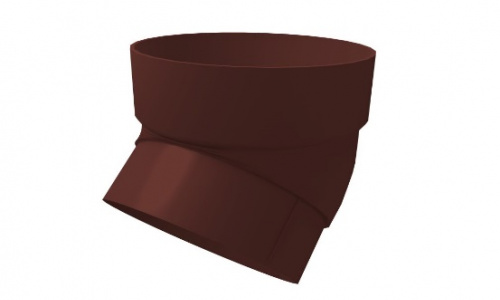 Колено трубы 45 град. ПВХ шоколад GL