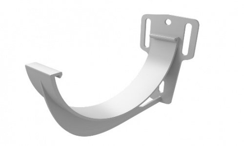 Кронштейн желоба ПВХ белый GL