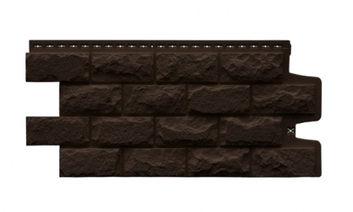Фасадная панель GL Колотый камень Classic коричневый