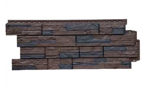 Фасадная панель GL Сланец Design Plus орех