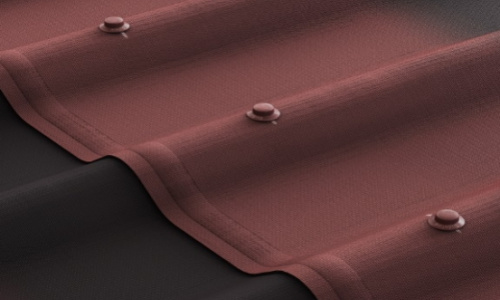 Черепица Ондулин красная