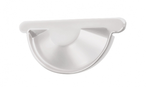 Заглушка торц.униврсал. Optima150 мм RAL 9003