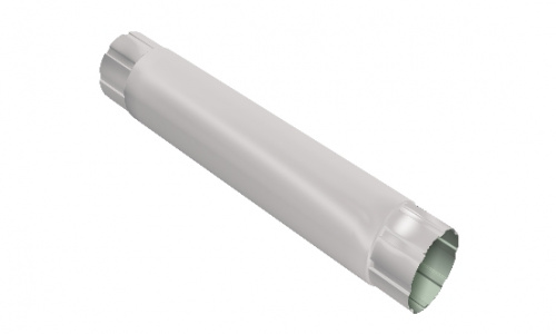 Труба круглая Optima 100мм 1м RAL 9003