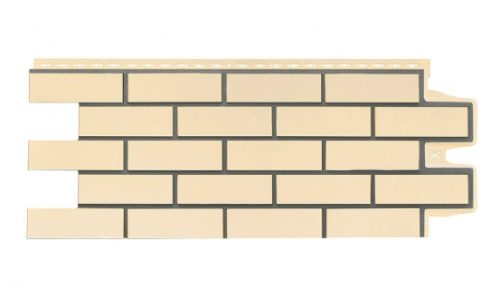 Фасадная панель GL Клинкерный кирпич Design Бежевый  (шов RAL 7006)