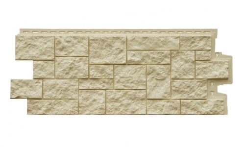 Фасадная панель GL Дикий Камень Стандарт бежевый