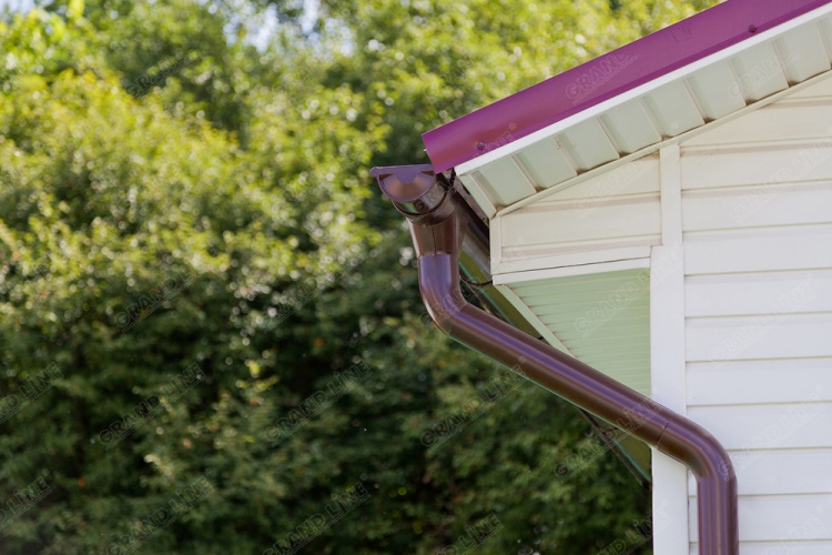 Труба круглая 90мм 3м RAL 3005 GL