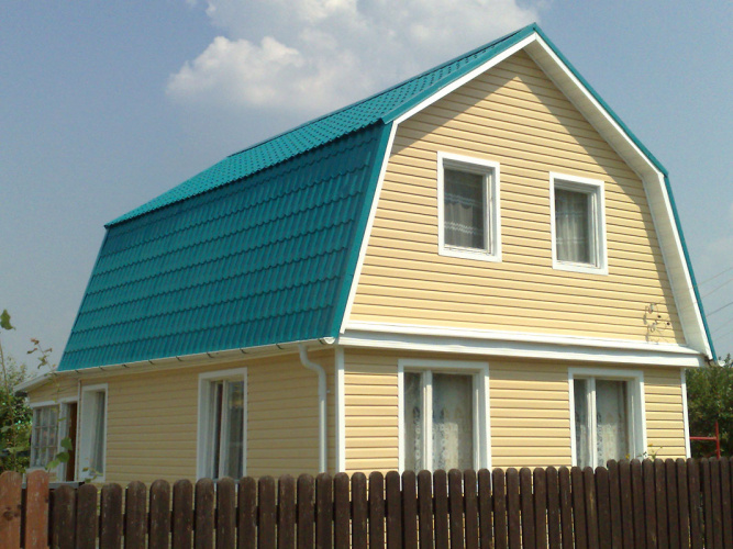 Металлочерепица Супермонтеррей ПЭ-0,4 RAL 5021