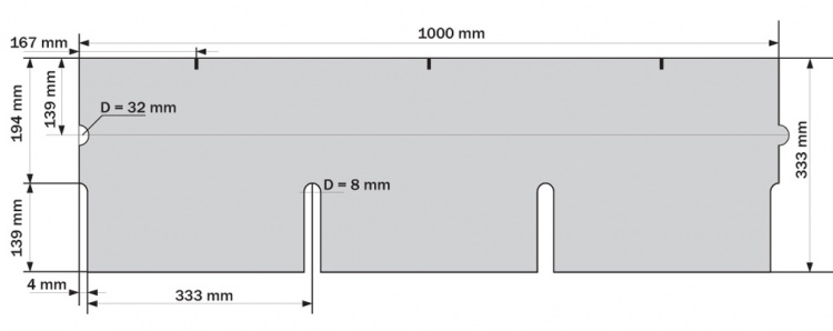 Плитка Ruflex TAB Нуга с миндалем