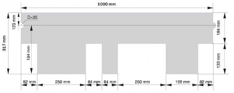 Плитка Ruflex RUNA Голубая лагуна