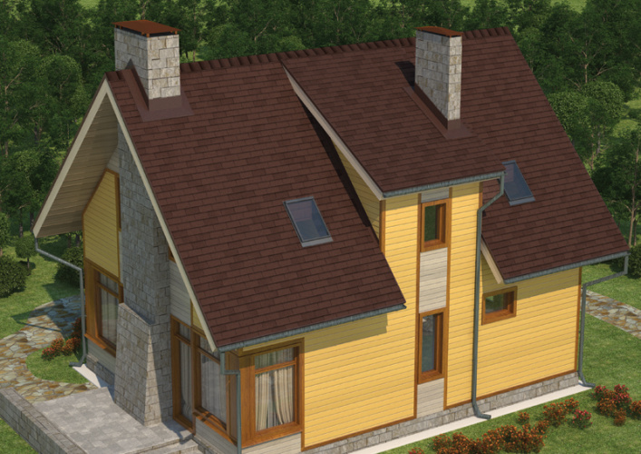 Плитка Ruflex TAB Кедровый орех