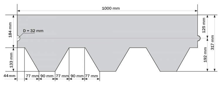 Плитка Ruflex Sota Синяя