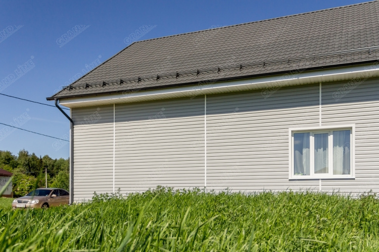 Колено стока 90мм RAL 7024 GL