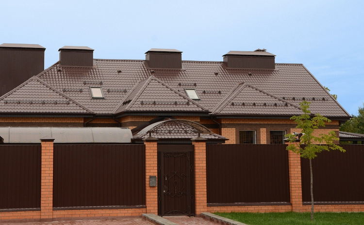 Металлочерепица классик GL 0,5 Velur20 RR 32