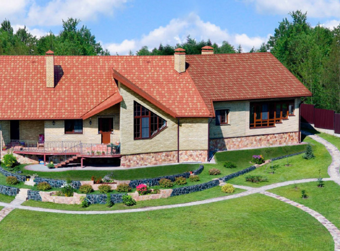 Черепица Metrotile Gallo Терракотово-жёлтый