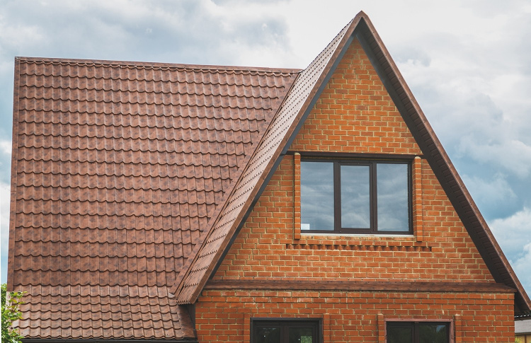 Металлочерепица классик GL 0,5 Safari Twincolor Orange 