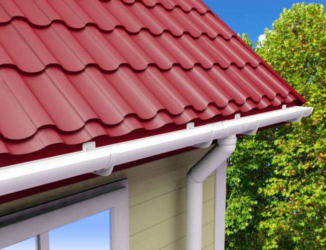 Хомут трубы ПВХ шоколад GL