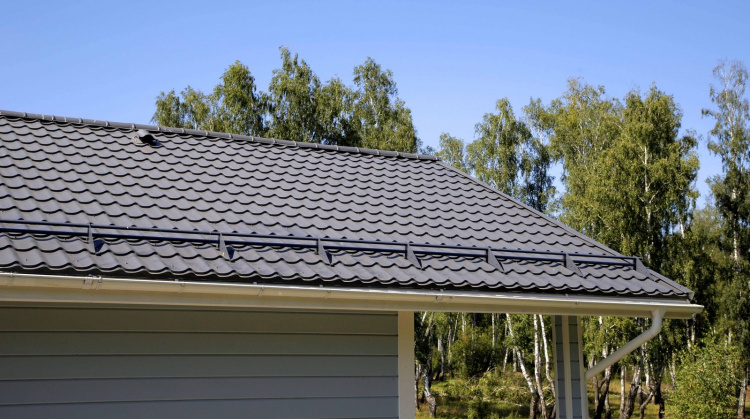 Металлочерепица классик GL 0,5 Velur20 RAL 7024 